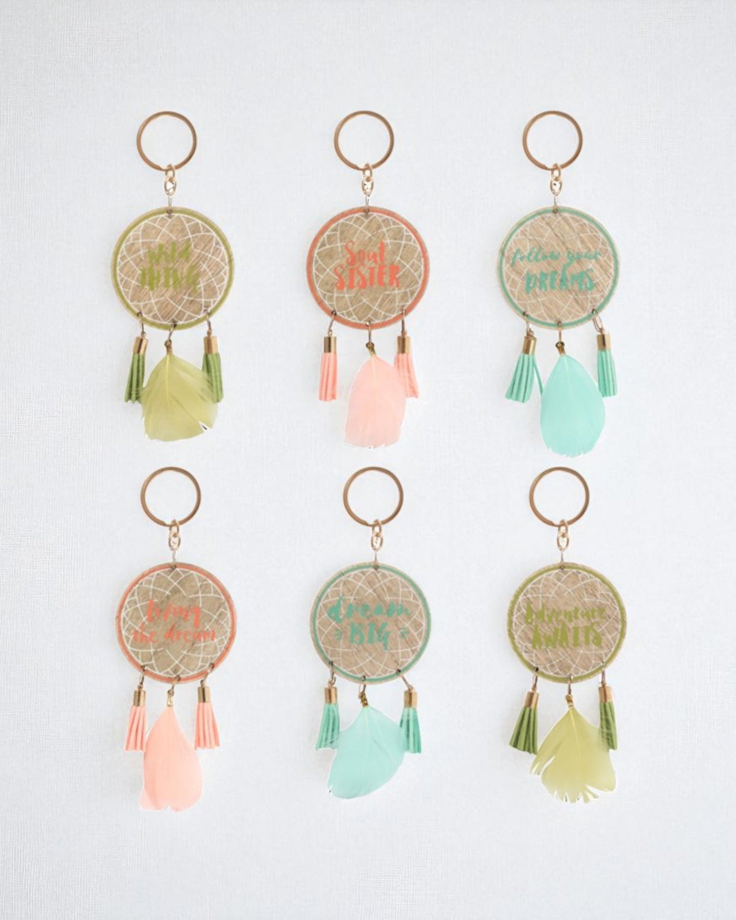 Boho Dreamcatcher Keyrings