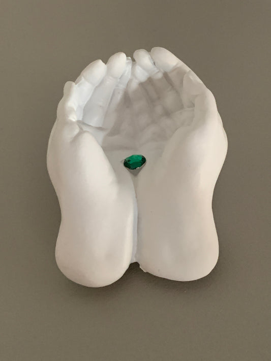 Cupped Hand Jewel Ornament