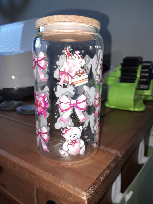 Customisable 16oz Tumblers with Bamboo Lid