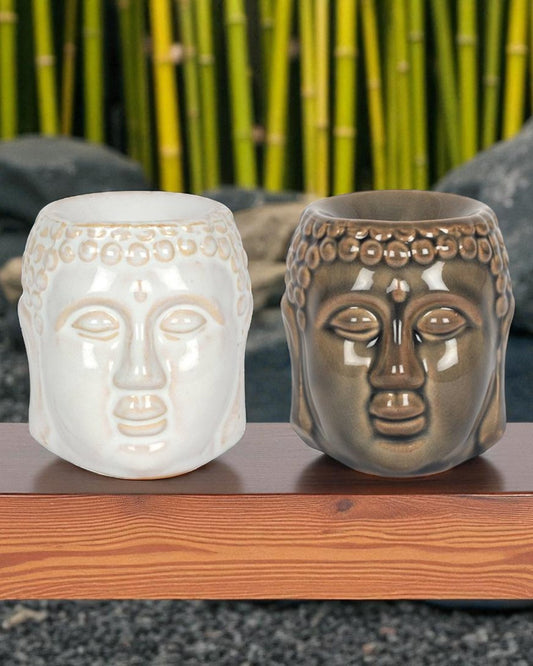 Buddha Head Oil Burner