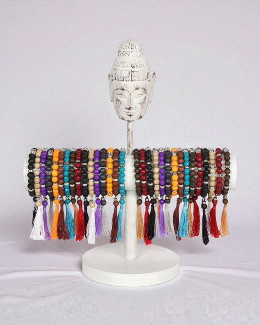 Mala Bead Buddha Bracelet